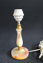 Bordlampa alabaster/marmor höjd 26cm