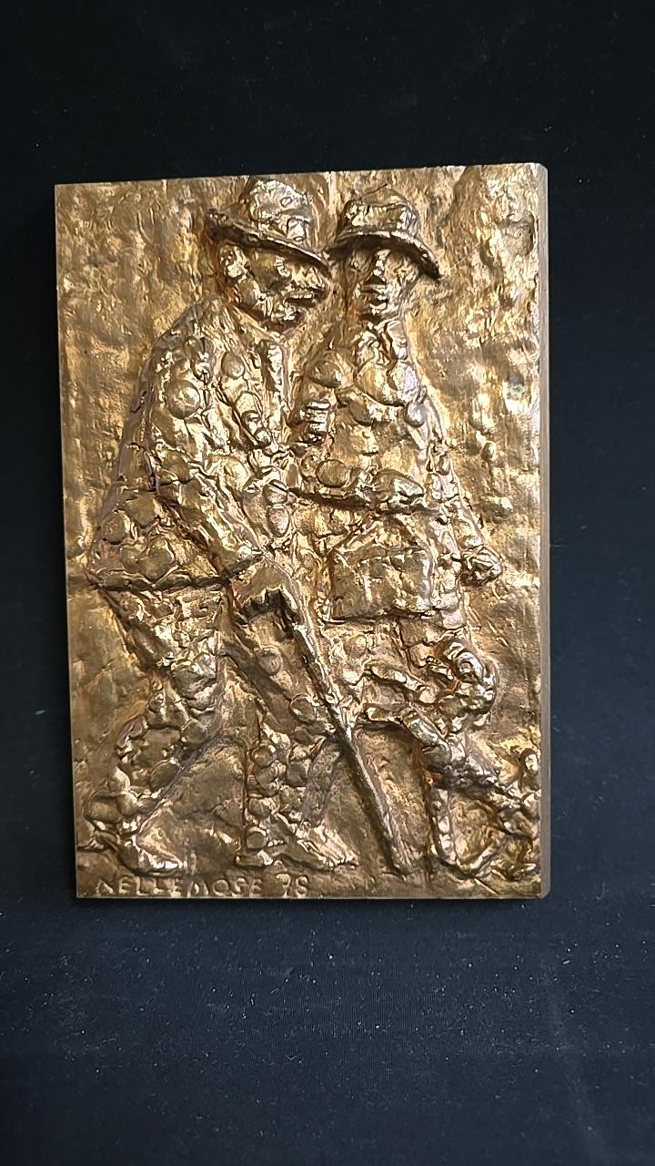 De Gamle, Knud Nellemose 1978 ca 24x16.5 cm