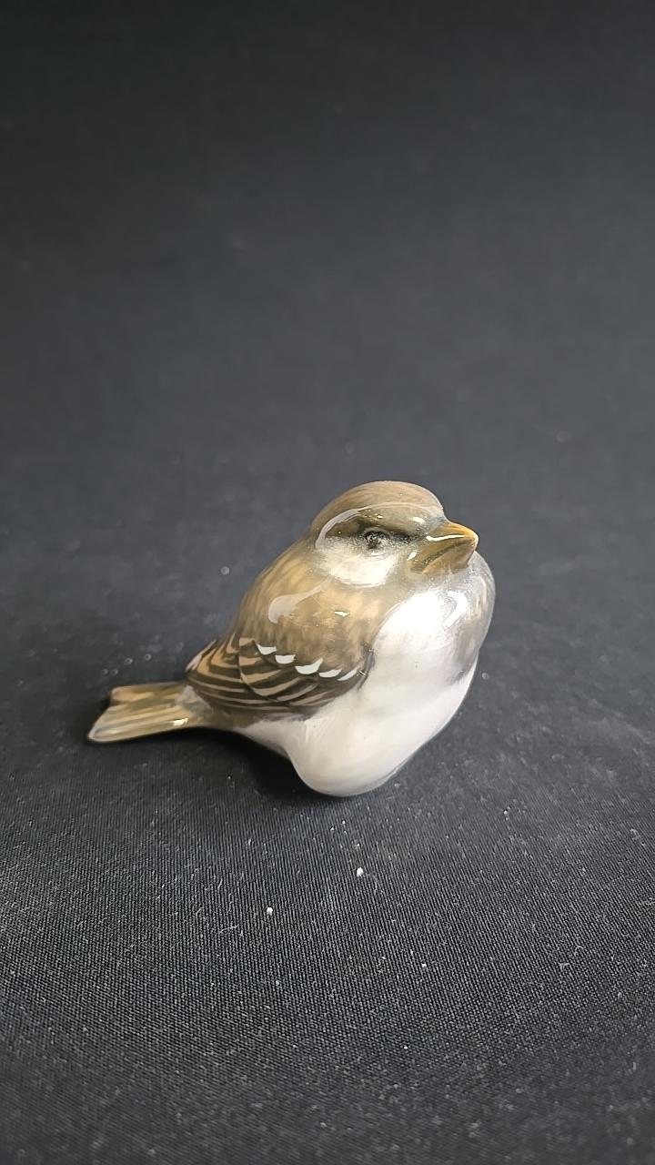 ROYAL COPENHAGEN "SPARROW", NO. 1519, PORCELAIN FIGURE, DENMARK, VINTAGE