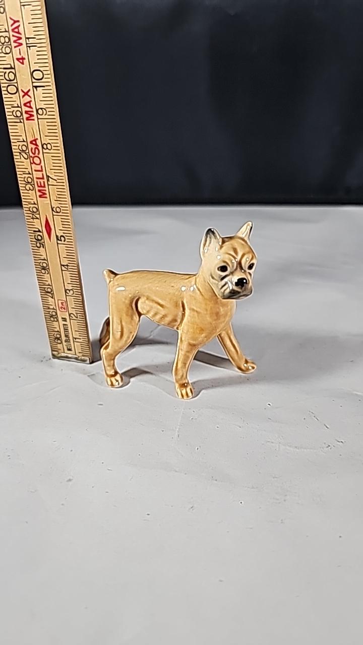 GOEBEL Boxer, porslinsfigur, Tyskland, omkring 1970