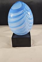 SKULPTUR, glas, Ägg, Studio Åhus signerad