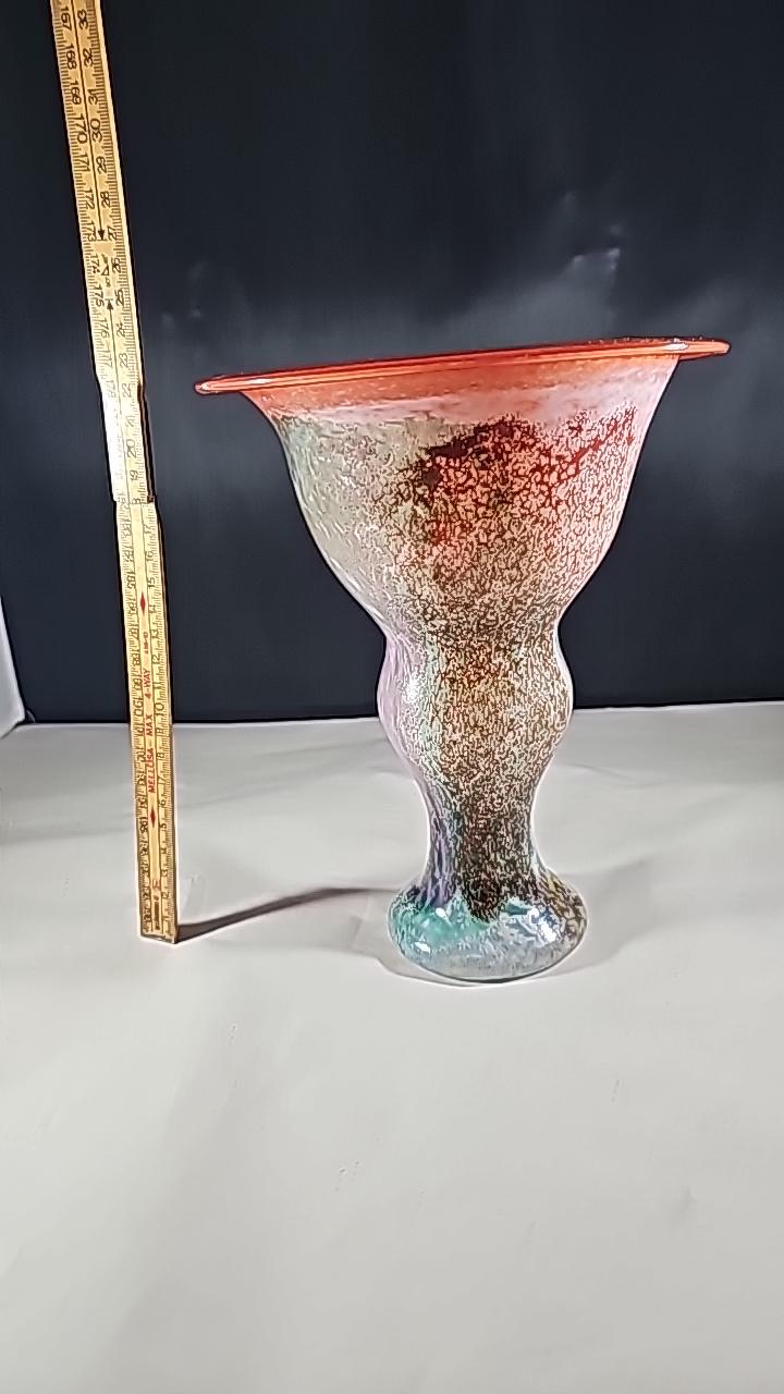 VAS, glas, 'Can Can', Kjell Engman, Kosta Boda, signerad, 1900-talets andra hälft