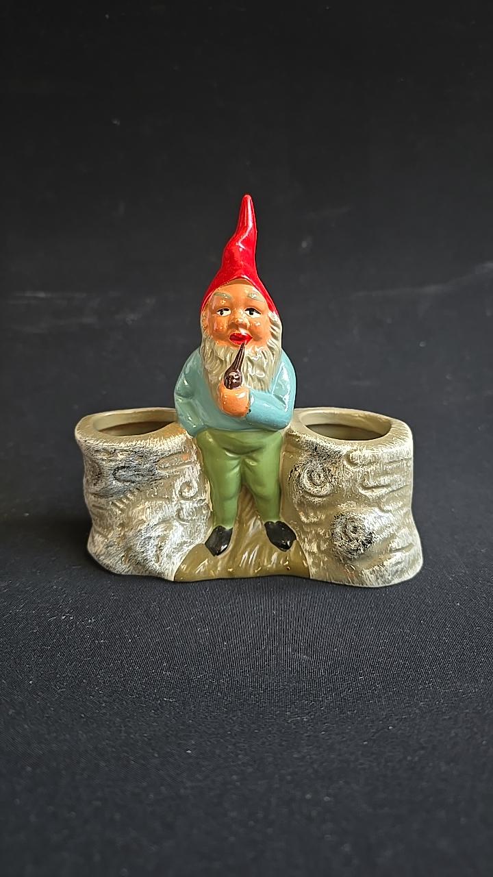 Tomte, West Germany, terrakotta, höjd 13.5 cm, längd 13 cm