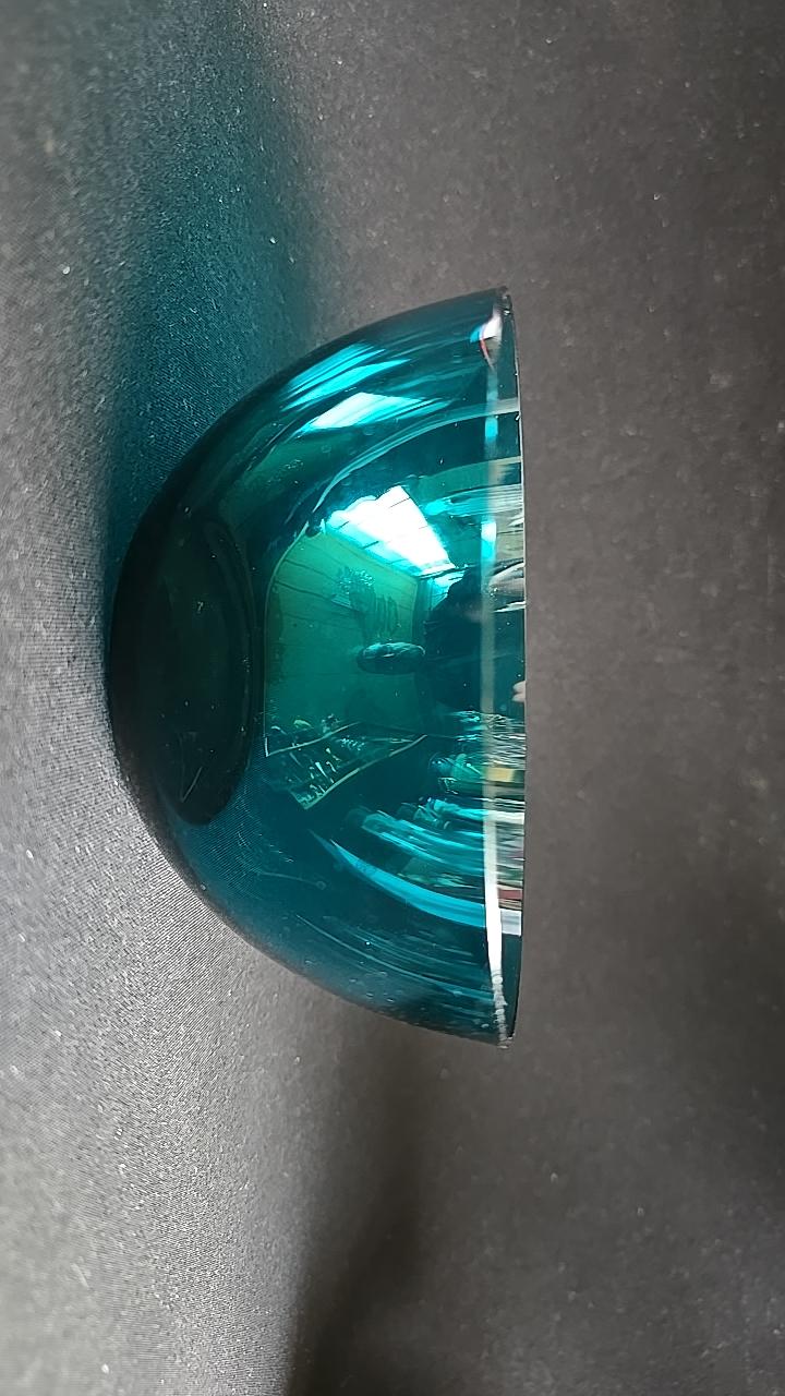 Glas, Skål, höjd 6cm dia 11.5cm