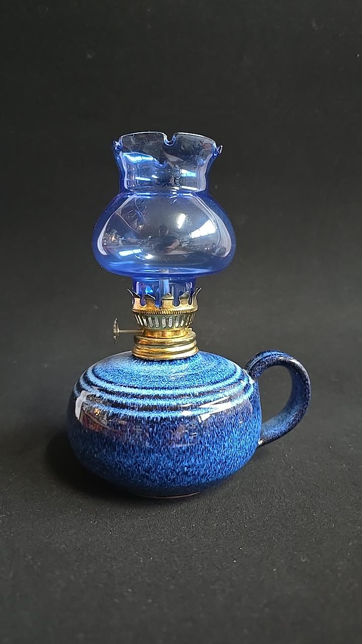 Oljelampa i keramik & Glas 