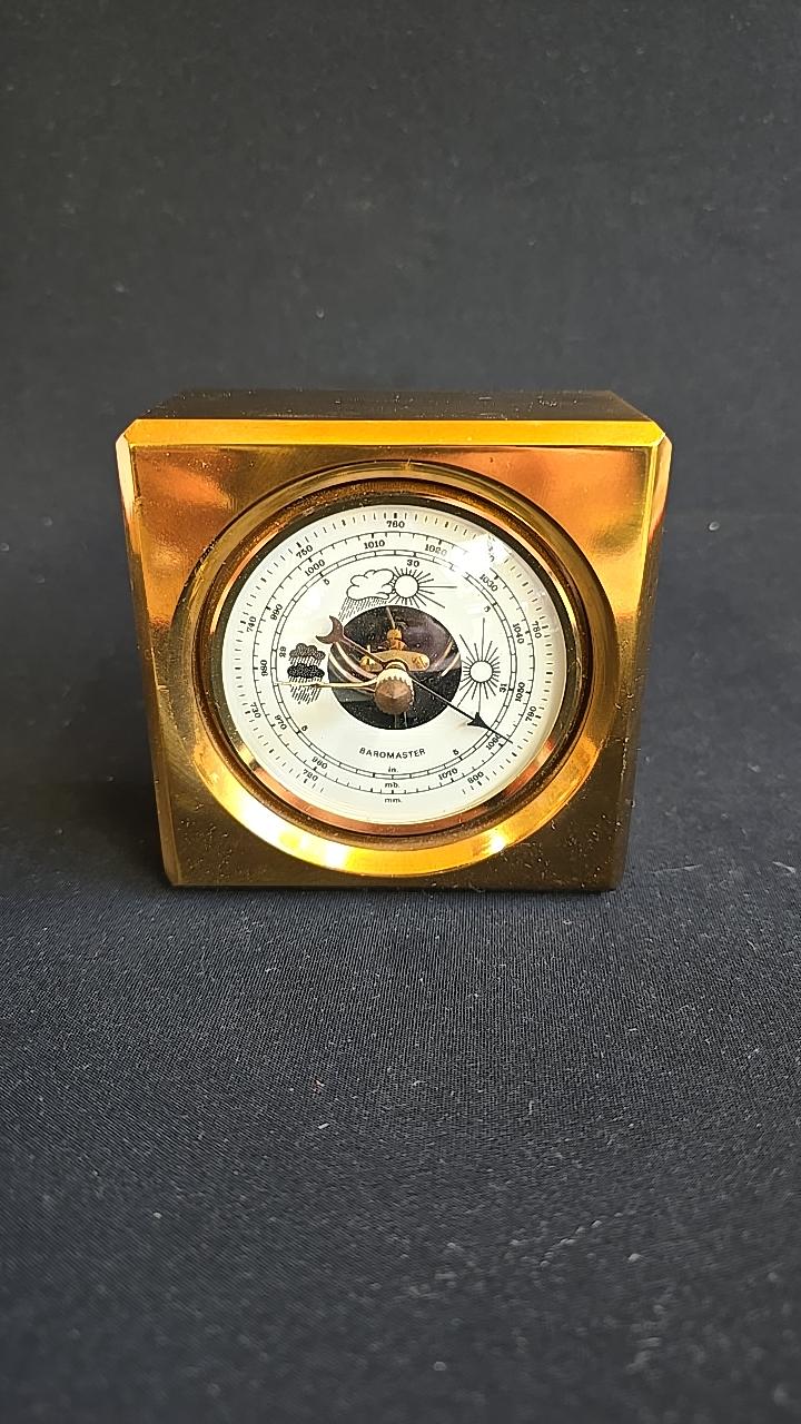 BAROMETER, mässing, Baromaster, Ljuders