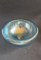 Glazen Kom Gesigneerd Tinaax Hoogte 14 cm Dia 23 cm