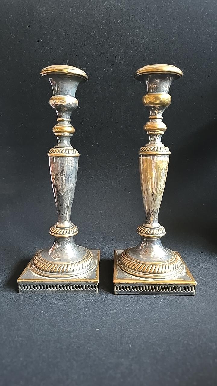 Fina Gamla Ljustakar höjd 26cm