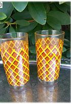 Underbara Kexchoklad glas i fint skick retro vintage
