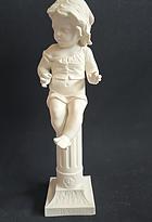 FIGUR, Gustavsberg, Parian, Anfang 20. Jahrhundert