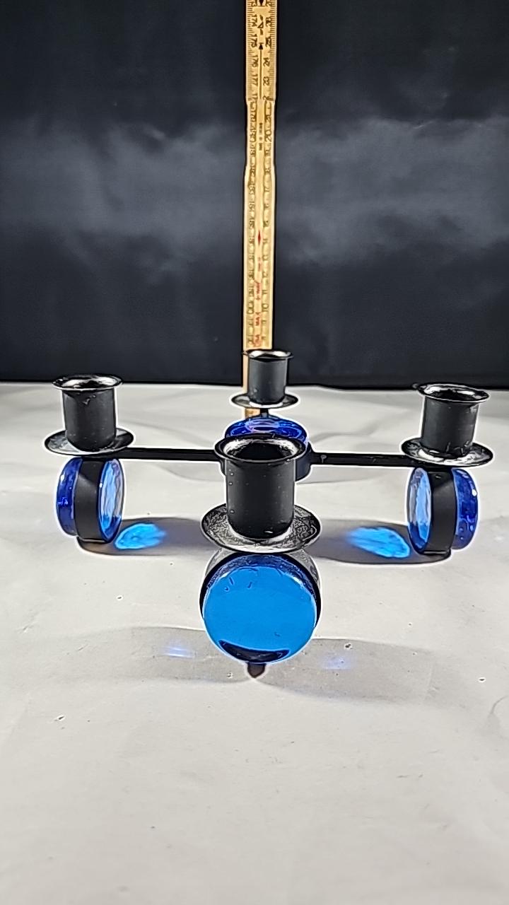 LJUSSTAKE, smide & glas, Torsmide, Torsås