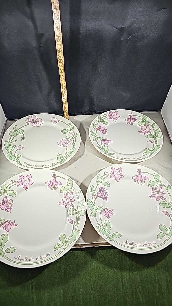 Gustavsberg, Apoteket, 5 läckra tallrikar, Pia Rönndahl, benporslin