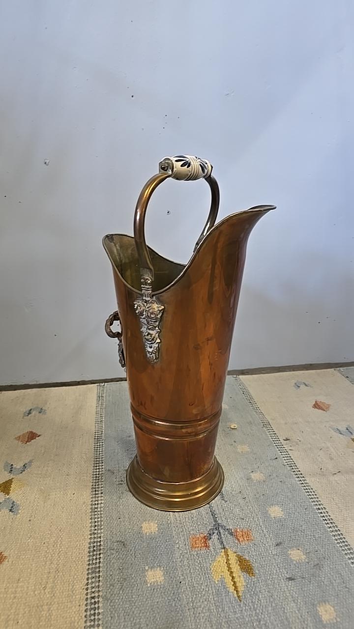 PARAPLYSTÄLL/KOLHINK, koppar, 1900-talets tidigare hälft