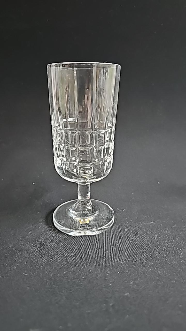 Kosta Boda, Vinglas, Vicke Lindstrand, City, höjd 14cm dia 6cm