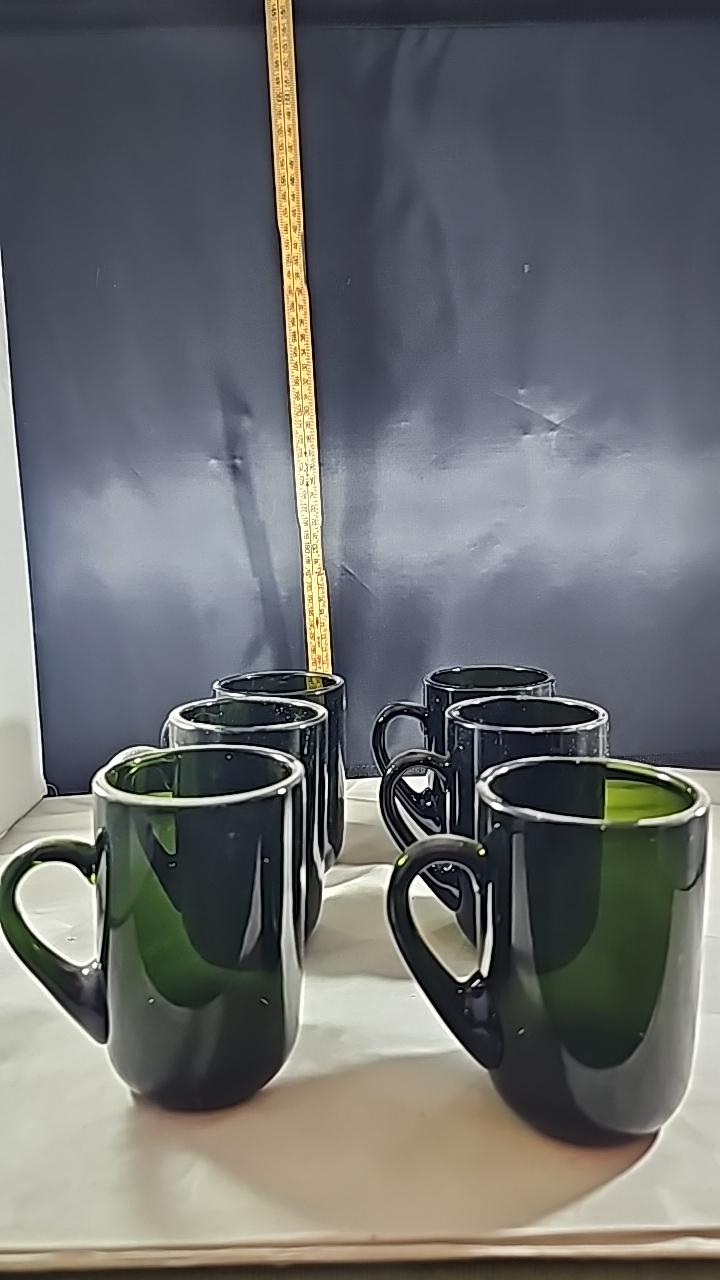 Gröna ölglas/sejdlar 6st