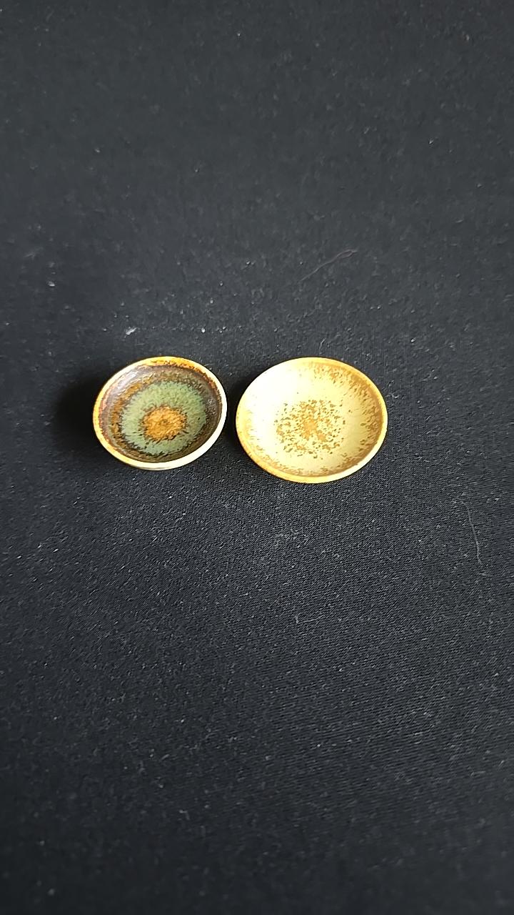 MINIATYR, 2 st, VAS, stengods, GUNNAR BORG Höganäs
