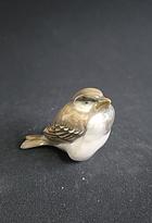 ROYAL COPENHAGEN 'GORRIÓN', Nº 1519, FIGURA DE PORCELANA, DINAMARCA, VINTAGE