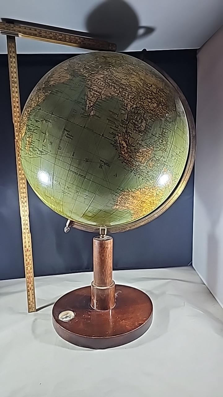 JORDGLOB, Dr. Krauses Handels- och Samfärdsglob, Leipzig