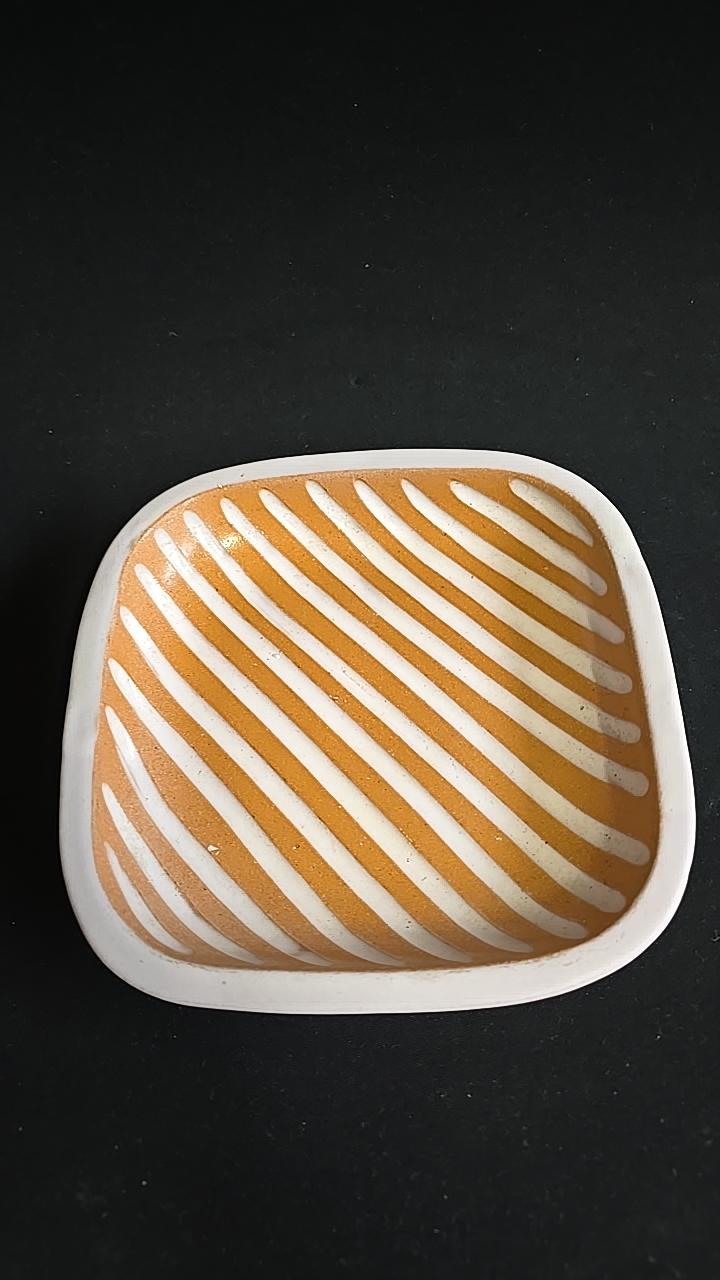 INGRID ATTERBERG UE fat 'Inca' Upsala Ekeby 17x17cm