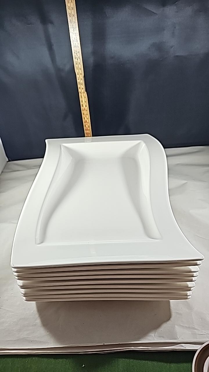 9 st Wave Villeroy & Boch gourmettallrikar
