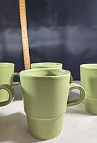 Coffee cups, 7 pcs, stoneware, Höganäs