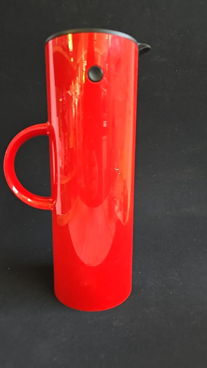 STELTON TERMOSKANNA, DESIGN ERIK MAGNUSSEN, DANMARK, Röd