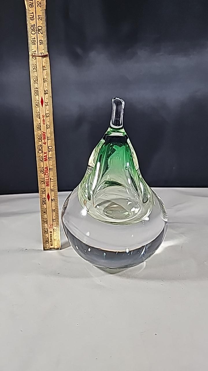 HANNE DREUTLER Konstglas, päron, Studio Åhus, Sverige