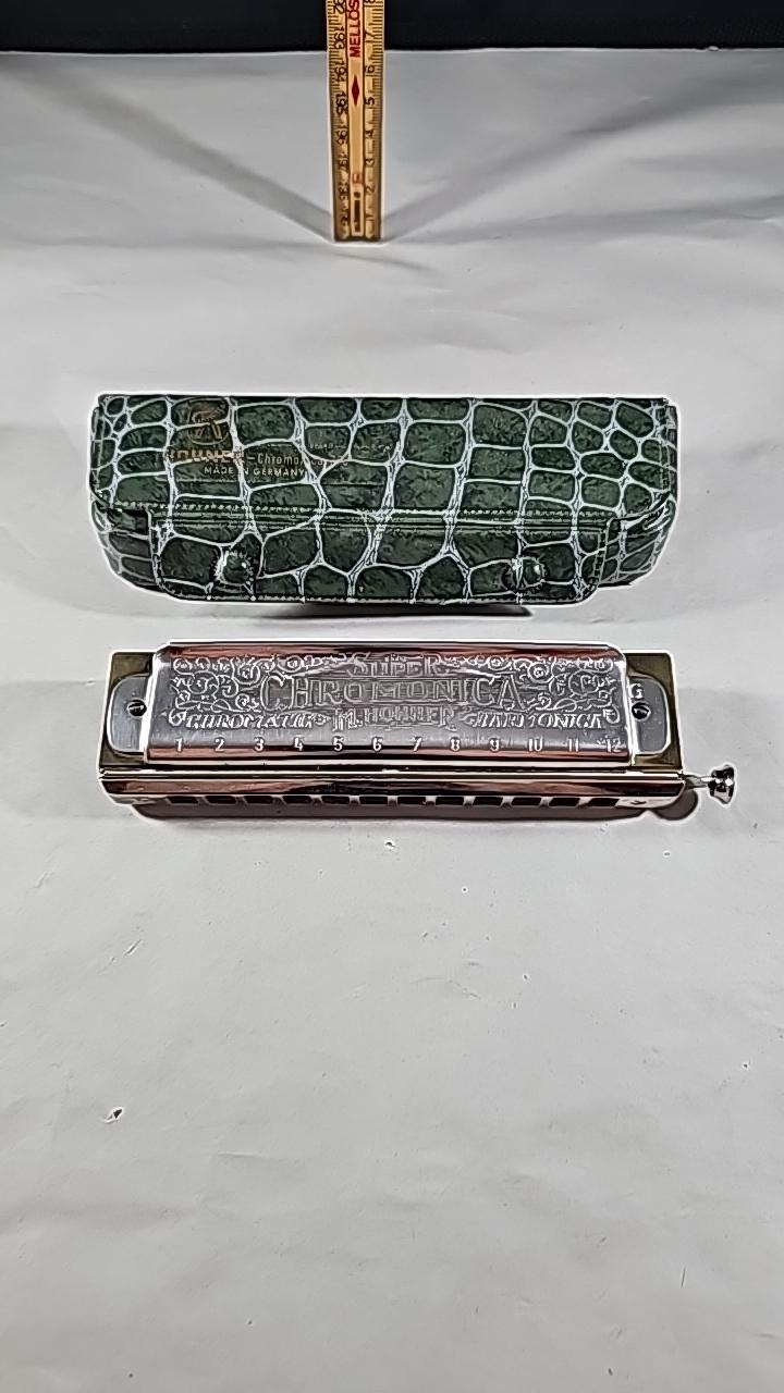 Munspel Hohner Super Chromonica med fodral