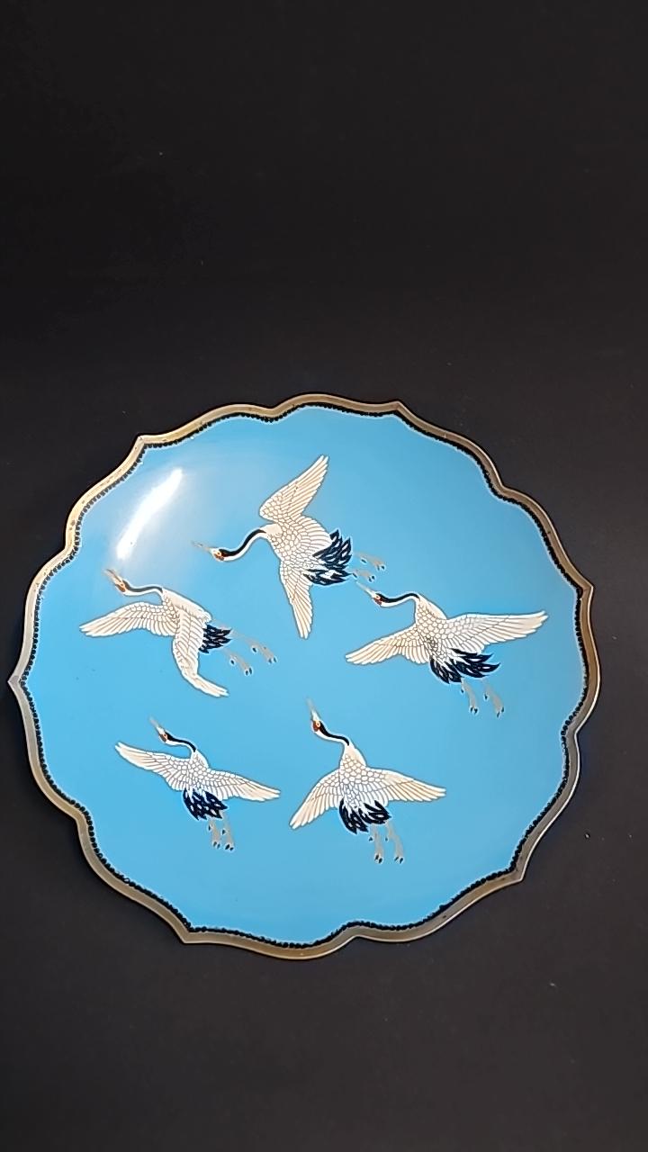 FAT, cloisonné, tidigt 1900-tal, Japan. Emalj