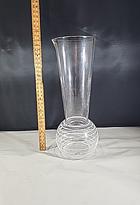 LENA BERGSTRÖM, KARAFF, glas, Orrefors 'Obelix' sent 1900-tal