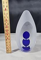 SKULPTUR, glas, Strömbergshyttan, signerad