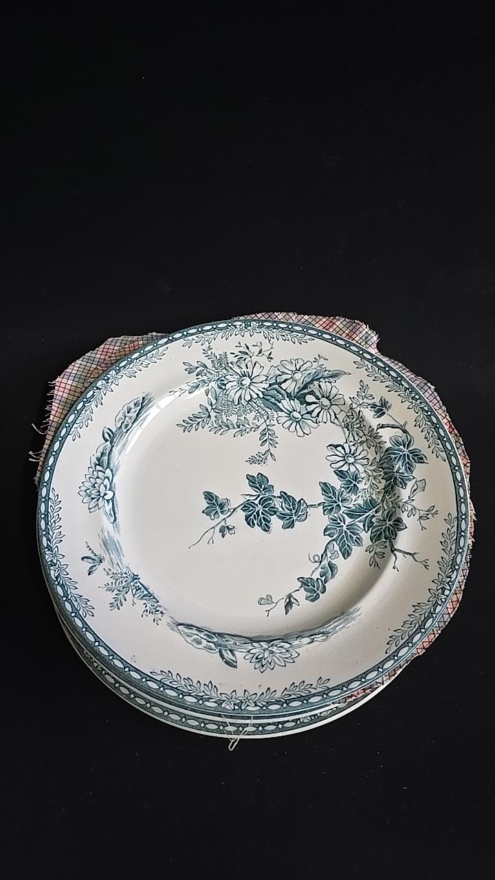 Gammal tallrik ”Flora” från Gustafsberg dia 24cm
